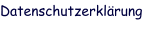 Datenschutzerklärung